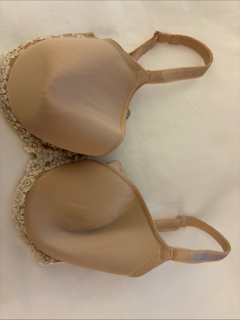 Wacoal Nude Lace-Trim T-Shirt Bra